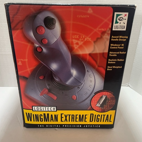 Logitech Wingman Extreme Digital Video Game Joystick Controller (A5) - Picture 1 of 3